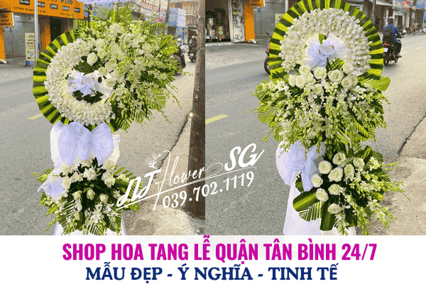 Shop Hoa Tang Lễ Quận Tân Bình 24/7 Mẫu Đẹp, Ý Nghĩa